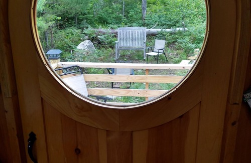 Dresden Cabin | Wild Acres Yurt on 36 acres bordering 800 acres of perserve with a 300 acre pond