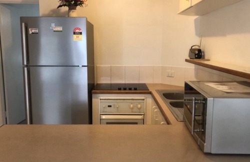Golden Beach Apartment | WINDBOURNE UNIT 8 - This neat and tidy 1st floor unit is tucked away in the quiet section of the Gol