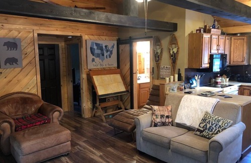 Town of Conesville Cabin | Windham 2 BR Cabin In The Woods With Bonus Vintage Updated Camper .