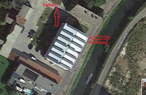 Pasewalk Apartment | Wohnen direkt an der Uecker- Stadtnah, gemütlich,Waschmaschine, Parkplatz