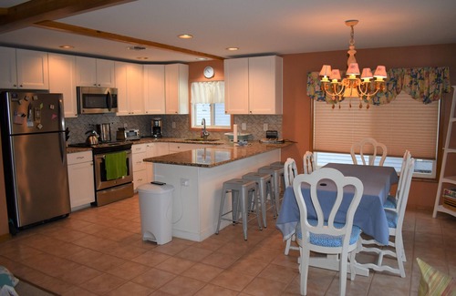 Barnegat Light House | Wonderful Family Home On Ocean Block With Ocean Views From Rooftop Deck
