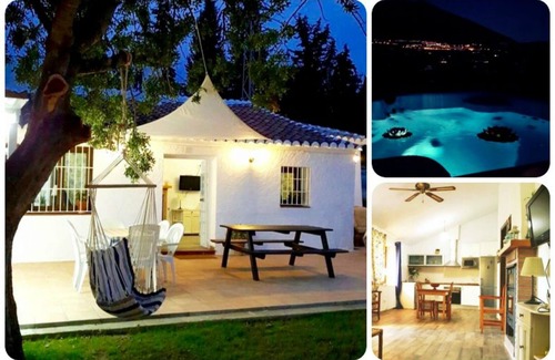 Alcaucin Cottage | Wonderful house with amazing Jacuzzi, 20 'beach and fantastic mountain views