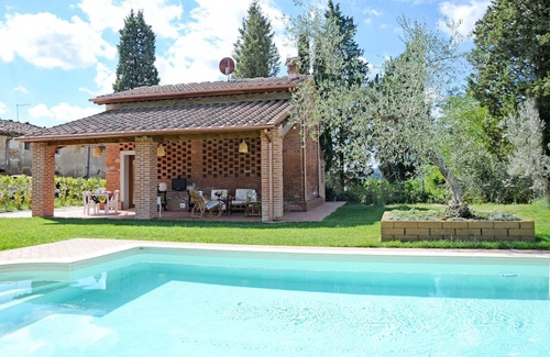 San Miniato Villa | Wonderful private villa for 6 guests with WIFI, private pool, A/C, TV and panoramic view
