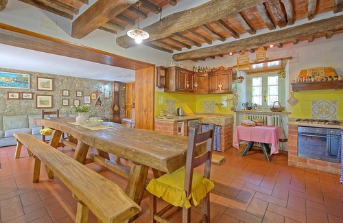 San Pietro a Cegliolo Villa | Wonderful private villa with WIFI, private pool, A/C, TV and panoramic view, close to Cortona