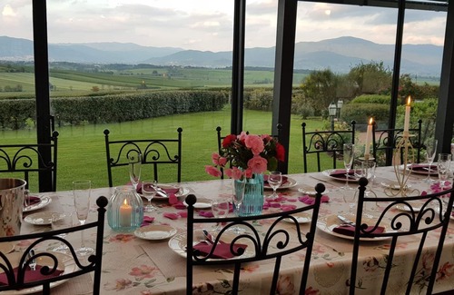 Le Piazze Villa | Wonderful private villa with sauna, private pool, WIFI, A/C, hot tub, TV, patio, close to Cortona