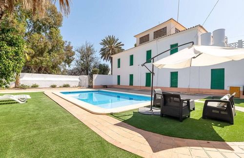 Vera Beach House | Wonderful private villa for 12 people with private pool, WIFI, TV and patio