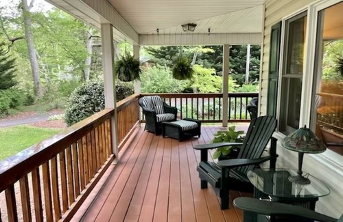 Skyland House | Wooded Retreat in Asheville w/Hot Tub & Fireplaces