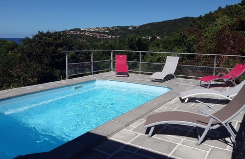 Malendure Villa | Wooden villa with private pool, beautiful view of the sea and îlet Pigeon