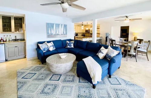 Great Cruz Bay Condo | Wow the View! Sandy Bottoms, the largest waterfront 3 Bdrm Condo in Cowpet!
