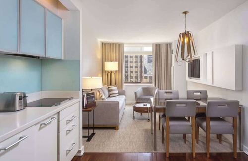 Midtown East Condo | Wyndham Midtown 45 Resort | King Bed Hotel Room