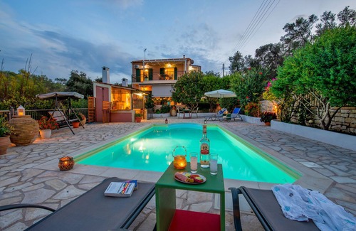 Lakka Villa | Yiotta: Amazing views of Lakka, private pool, WiFi