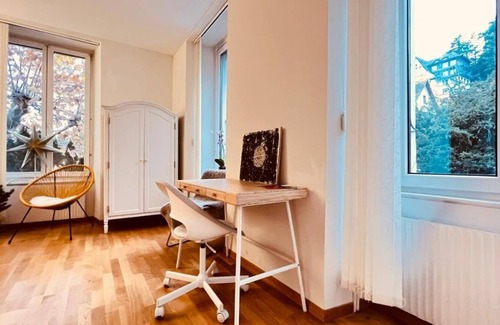 Biel Apartment | Your own private studio apartment with a beautiful garden
