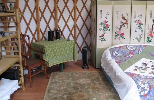 Somers Cottage | Yurt views of Flathead Lake