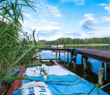 Orzysz House | Zacisze Rostken, Wypoczynek na Mazurach, Dom Całoroczny z Prywatną Plażą