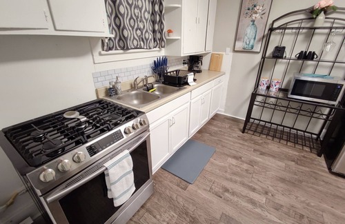 Near Eastside Apartment | Zen Haven: Downtown Retreat in Indy with Queen bed