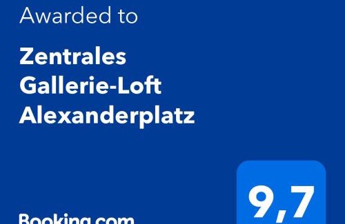 Berlin Apartment | Zentrales Gallerie-Loft Alexanderplatz