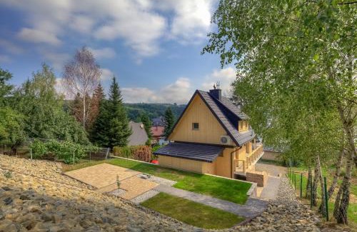 gmina Łososina Dolna Villa | Znamirowickachata SAUNA JACUZZI SPA