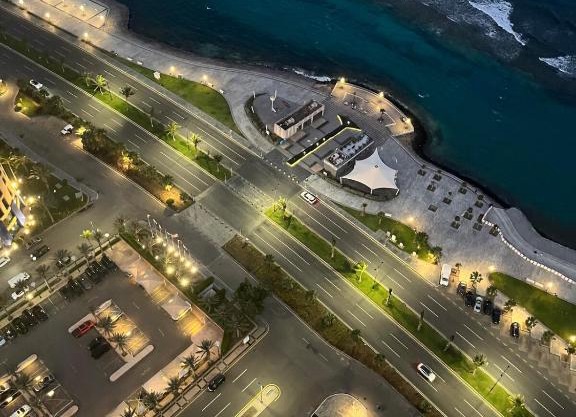 شقةباإطلالة بحرية برج داماك Damac AlJawharah Tower