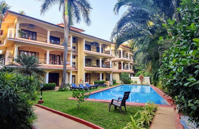 1 BHK in serene & quaint Siolim , swimming pool ,air conditioned with WIFI