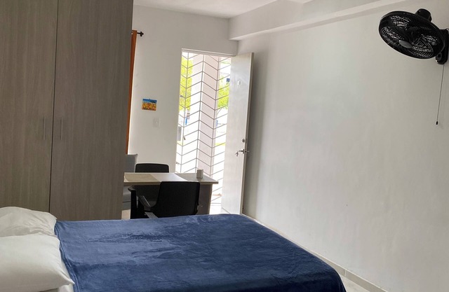 10 minutes walking to the beach! Couple sized apartment with a living room.