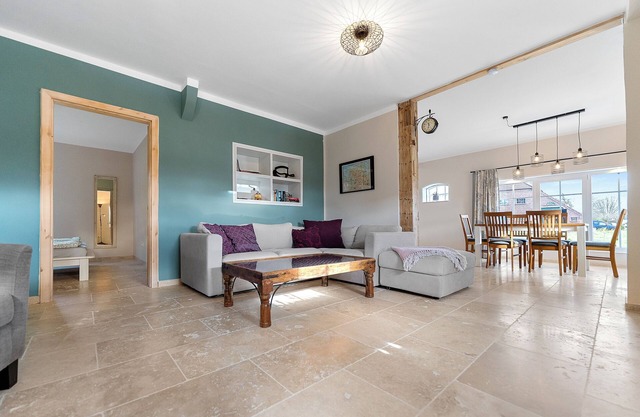 100-jähriges Fehnhaus an der Wieke mit Kamin