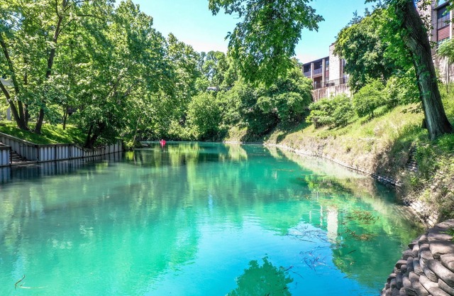 2 bedroom 2 bath right on the Comal River!