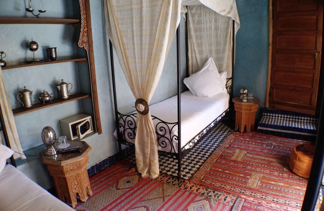 2 Single Beds, Riad Layalina Fez: Pool, 360° View & Free Secure Parking at Foot