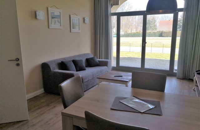2 Zimmerappartement, 60m² für bis zu 4 Personen, 1 Schlafzimmer mit Doppelbett,