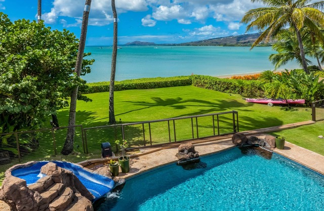 201 Portlock Rd by Gather: 4BR Beachfront Villa w/Pool, Oceanviews & Hot Tub