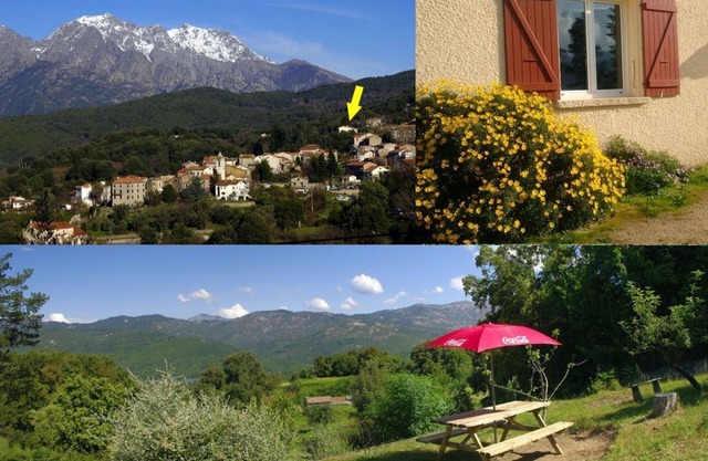 25mn Ajaccio/beaches 2mn river. Linen parking
