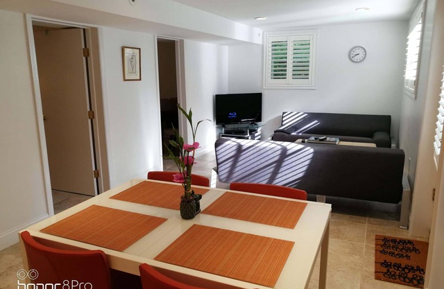 3-Br 2-Bath Apt & Sauna in Woods with Self check-in.