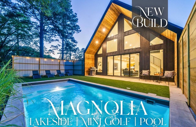 3 Side-By-Side Modern Lakefront A-Frame Cabins