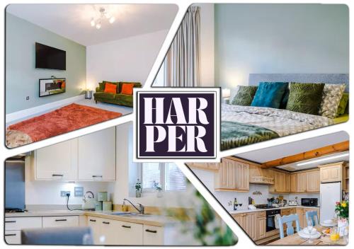 4 Bedroom By Harperletting Short Lets & Serviced Accommodation Chester With Detached Games room Drive Long or Short stays