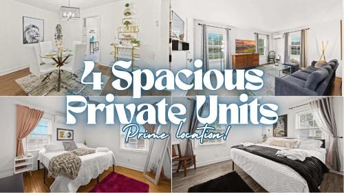 4 Spacious Units Close to Downtown & Expo Center