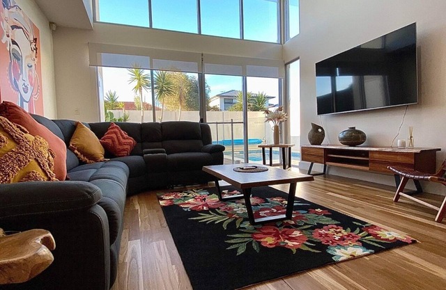 5 Star- Luxurious West Beach holiday home with pool - 100 mtrs from the Beach!