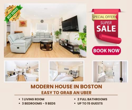 60-2 3BR Boston - Modern Apt near Franklin Park