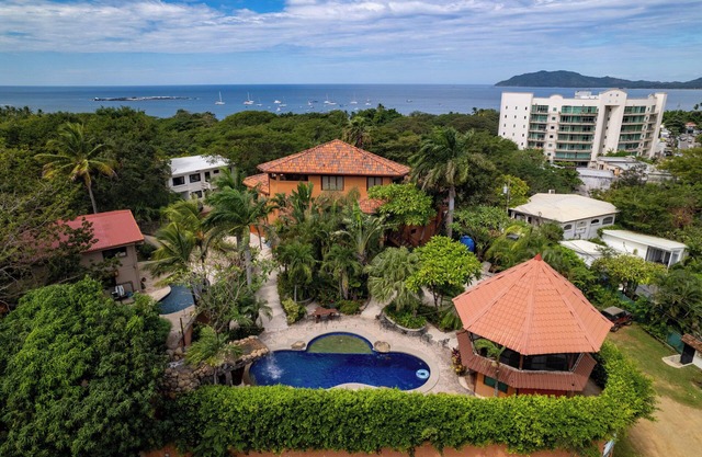 A 5 bedroom classic Tamarindo Beach House . Close to everything yet very private