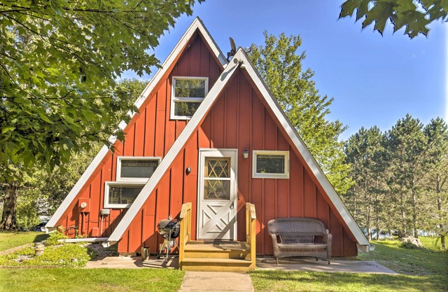 A-Frame Cabin w/Private Boat Dock!