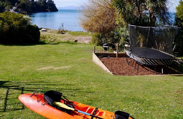 A large family home with beach access