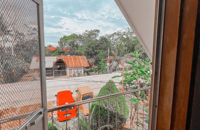 A relaxing place with a balcony