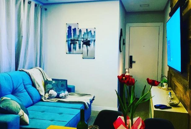 Aconchego azul do mar