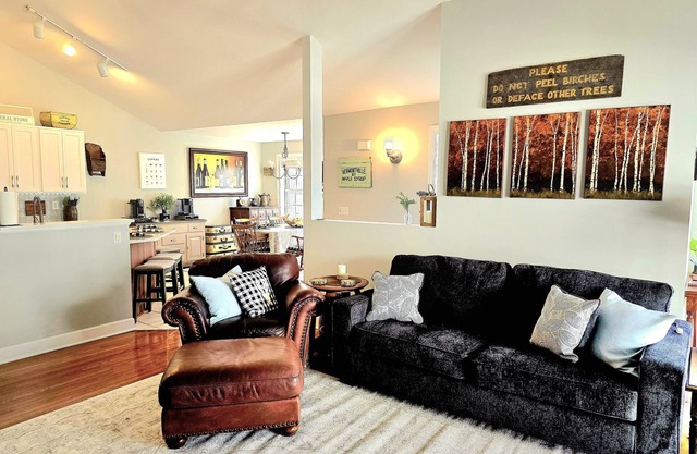 Along SPAC property , close to track, whole condo, 2 bdrms+, sleeper sofa