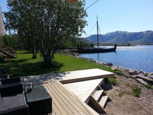 Amazing Sea House in magic Lofoten