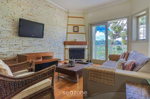 Apart w Beautiful View in Campos do Jordão LVR0003