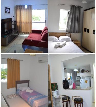 Apartamento de dois quartos em Ponta Negra - Excelente Localização