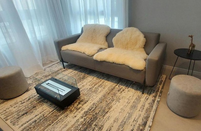 Apartamento Metalic com lareira ecológica