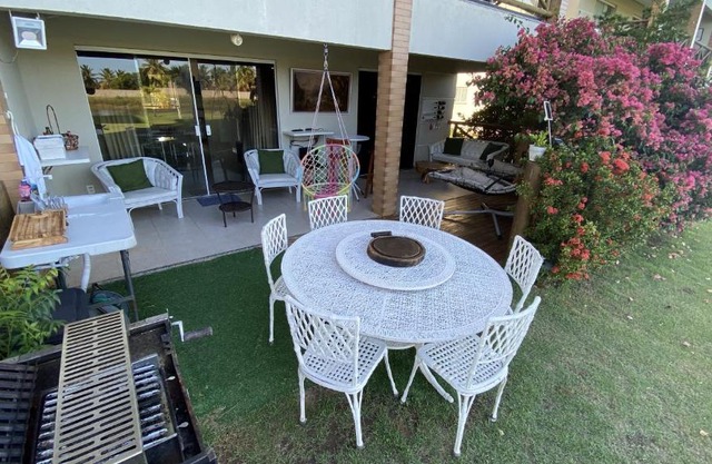 Apartamento térreo confortável no Condomínio Villa das Águas