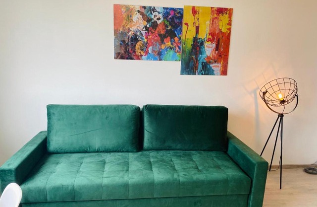 Apartman JakoDoma Zelený Gauč hlídané PARKOVÁNÍ u domu ZDARMA