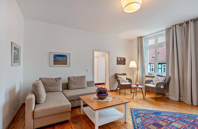 Apartment 'Im Herzen Templins Obergeschoss' with Shared Terrace, Shared Garden and Wi-Fi