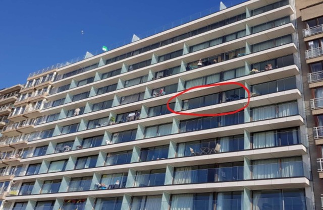 Apartment in Blankenberge with Sea View